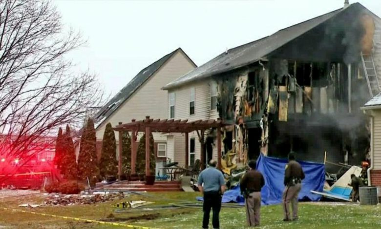 Man, wife, son, cat die after plane crashed into house